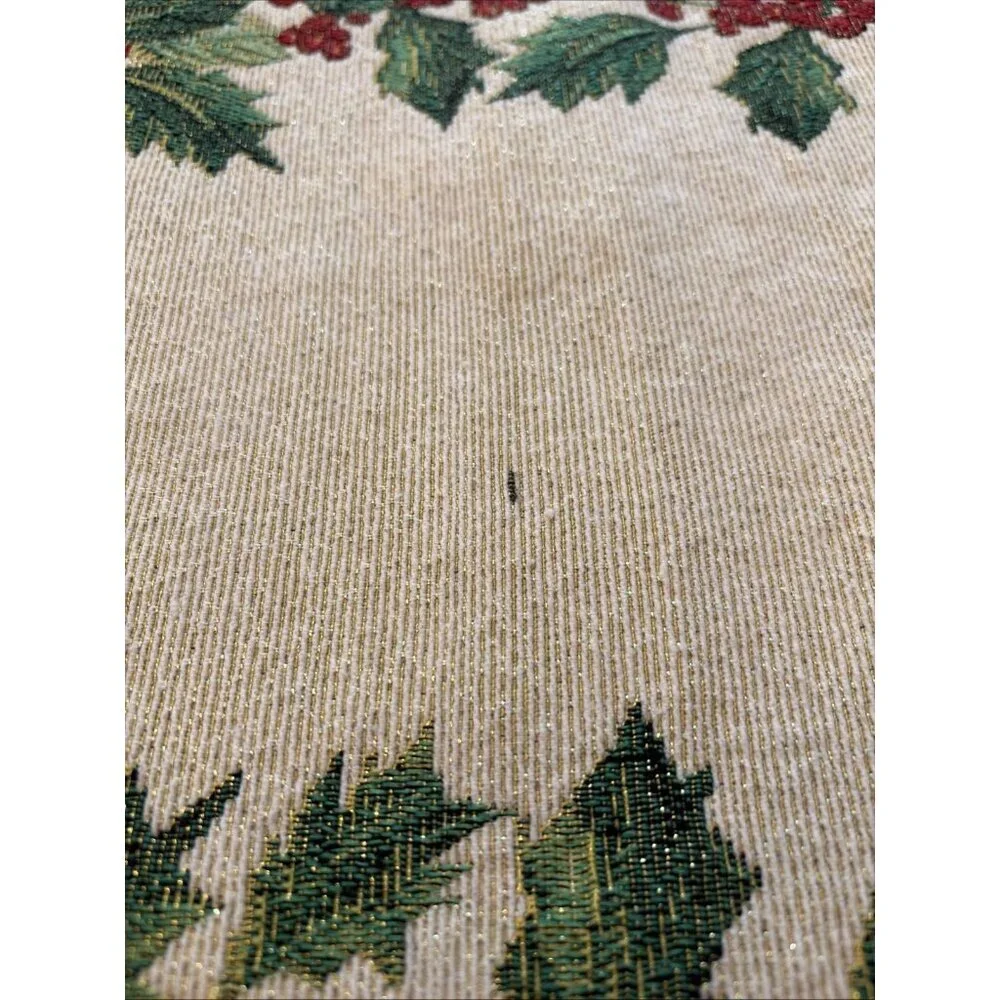 Christmas Poinsettia Table Runner 70x13